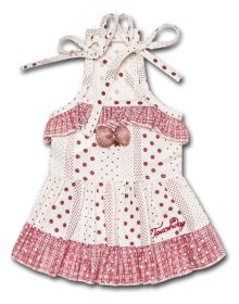 Touchdog Fetching Smock Designer Dog Dress (Color: Red, size: X-Small)